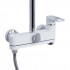 Душова система універсальна Jay, Chrome/White (k35) на три споживача (з виливом) QTJAY111CRW45555 Qtap
