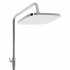 Душова система універсальна Gemini, Chrome/White (k35) на три споживачі (з виливом) QTGEM111CRW45687 Qtap
