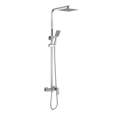 Душова система для кабіни Kubis 1031, Nickel (k35) на три споживача (з виливом) LDKUB1030NKS43380 Lidz