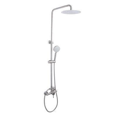 Душова система для душу Aria 1020, Nickel (k35) на два споживача LDARI1020NKS46114 Lidz