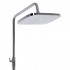 Душова система універсальна Gemini, Chrome/White (k35) на три споживача (з виливом) QTGEM111CRW45687 Qtap