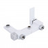 Душова система універсальна Gemini, Chrome/White (k35) на три споживача (з виливом) QTGEM111CRW45687 Qtap