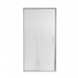 Двері в нішу Taurus CRM209-1.C6 скло 6 мм Clear, CalcLess рег. профіль 90-100х185 см, розсувні Qtap