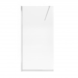 Стіна Walk-In Standard CRM201.C8, 100x200 см, скло 8 мм Clear, CalcLess, нерухома Qtap