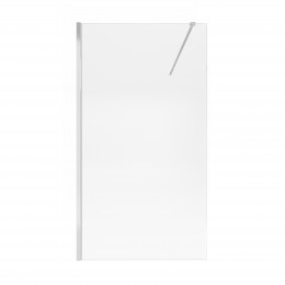 Стіна Walk-In Standard CRM2011.C8, 110x200 см, скло 8 мм Clear, CalcLess, нерухома Qtap