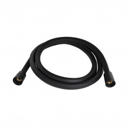 Шланг для ручного душу Hadice, 1600 мм, Matt Black прямокутний QTHADPVCSQ160B Qtap