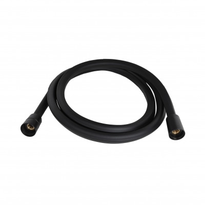 Шланг для ручного душу Hadice, 1600 мм, Matt Black прямокутний QTHADPVCSQ160B Qtap