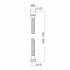 Шланг для ручного душу Niagara 06, 1500-1700 мм, Chrome LDNIA06CRM35454 Lidz