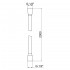 Шланг для ручного душу Hadice, 2000 мм, Chrome QTHADPVC200C Qtap