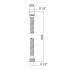 Шланг для ручного душу Niagara 07, 1200 мм, Chrome LDNIA07CRM35455 Lidz
