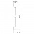 Шланг для ручного душу Hadice, 1600 мм, Graphite QTHADPVC160G Qtap