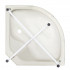 Душовий бокс Tani SB90x90.SAT.HIGH.FR, високий, скло Frost 4 мм + стінки WHI Lidz