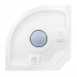 Душовий бокс Tani SB90x90.SAT.HIGH.FR, високий, скло Frost 4 мм + стінки WHI Lidz