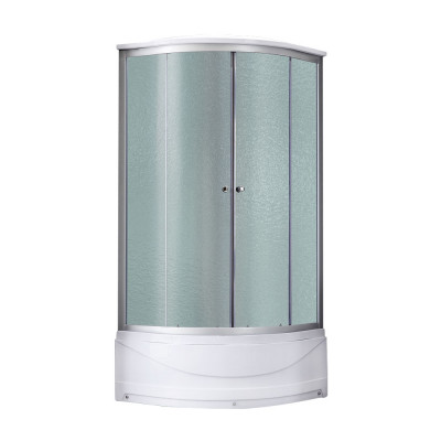 Душовий бокс Tani SB90x90.SAT.HIGH.FR, високий, скло Frost 4 мм + стінки WHI Lidz
