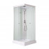 Душовий бокс Kubis SB90x90.SAT.LOW.FR, низький, скло Frost 4 мм + стінки WHI Lidz