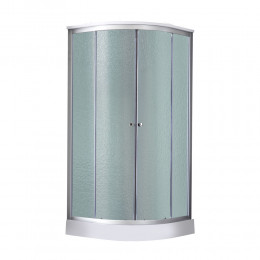 Душовий бокс Tani SB90x90.SAT.LOW.FR, низький, скло Frost 4 мм + стінки WHI Lidz