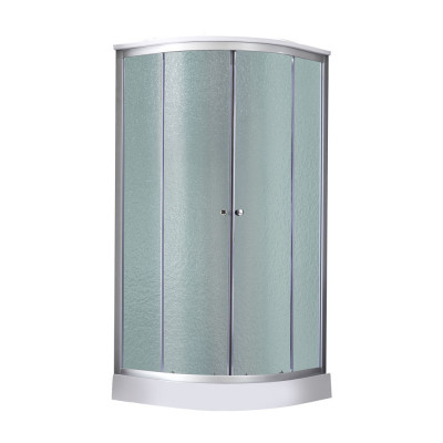 Душовий бокс Tani SB90x90.SAT.LOW.FR, низький, скло Frost 4 мм + стінки WHI Lidz