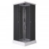 Душовий бокс Kubis SB90x90.SAT.LOW.GR, низький, скло тоноване 4 мм + стінки BLA Lidz