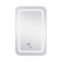 Дзеркало настінне Mideya (MI2) 500х800 мм, прямокутне, з LED-підсвіткою Touch, антизапотіванням, годинником, димером, рег. яскравості Qtap