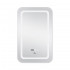 Дзеркало настінне Mideya (MI2) 500х800 мм, прямокутне, з LED-підсвіткою Touch, антизапотіванням, годинником, димером, рег. яскравості Qtap