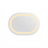 Дзеркало настінне Gemini (GE1) 650х900 мм, овальне, з LED-підсвіткою Touch, антизапотіванням, димером, рег. темп. кольору (3000-6500K), Reverse Qtap