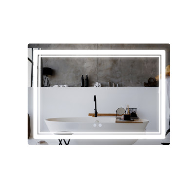 Дзеркало настінне Cardinal (CA2) 1200х800 мм, прямокутне, з LED-підсвічуванням Touch, антизапотіванням, диммером, рег. темп. кольору (3000-6500K) Qtap Дзеркало настінне Cardinal (CA2) 1200х800 мм, прямокутне, з LED-підсвічуванням Touch, антизапотіванням, диммером, рег. темп. кольору (3000-6500K) Qtap