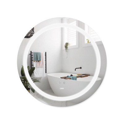 Дзеркало настінне Aria (AR1) R600 мм, кругле, з LED-підсвічуванням Touch, антизапотіванням, димером, рег. яскравості Lidz Дзеркало настінне Aria (AR1) R600 мм, кругле, з LED-підсвічуванням Touch, антизапотіванням, димером, рег. яскравості Lidz