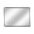 Дзеркало настінне Mideya (MI4) 800х600 мм, прямокутне, з LED-підсвіткою Touch, антизапотіванням, годинником, димером, рег. яскравості Qtap