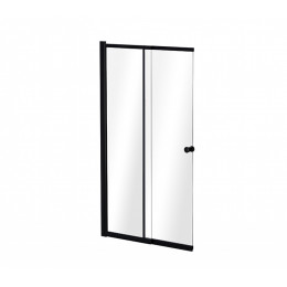 Шторка для ванни BESCO Easy Slide Black-2S 100x150