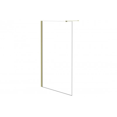 Кабіна walk in ECO-N GOLD 90x195 скло прозоре, профіль і тримач 120 см золото Кабіна walk in ECO-N GOLD 90x195 скло прозоре, профіль і тримач 120 см золото