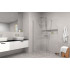 Кабіна walk in ECO-N 90x195 скло прозоре, тримачі хромовані 120 см