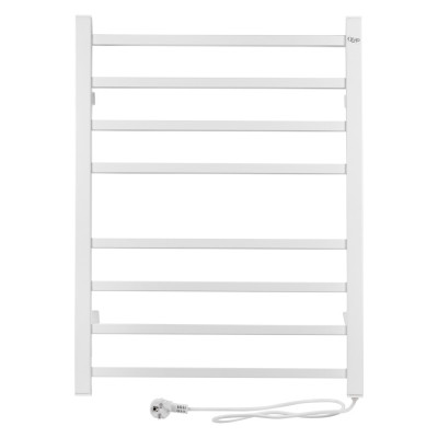 Електрична рушникосушарка настінна Evia, White 710х530 мм, квадратна QTEVIWHI11113S Qtap