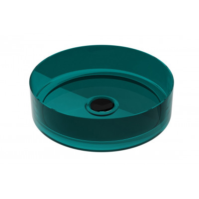 Умивальник на стільницю ENYA Ocean Breeze 36х36 клік-клак чорний мат Умивальник на стільницю ENYA Ocean Breeze 36х36 клік-клак чорний мат