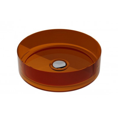 Умивальник на стільницю ENYA Earth Rust 36х36 клік-клак хром Умивальник на стільницю ENYA Earth Rust 36х36 клік-клак хром