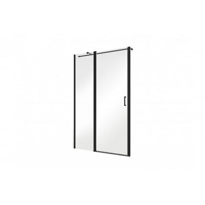 Душові двері Exo-C Black 120x190 прозорі, чорний мат Душові двері Exo-C Black 120x190 прозорі, чорний мат