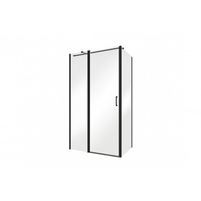 Панель бокова Exo-Ch Black 90x190 прозора, чорний мат