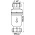 Сифон із зворотним клапаном 1 1/2”x50мм MACVALVE-18