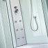 Гідробокс Tani SBM90x90.SAT.LOW.FR низький, скло Frost 4 мм, стінки WHI Lidz