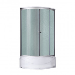 Гідробокс Tani SBM90x90.SAT.HIGH.FR, високий, скло Frost 4 мм + стінки WHI Lidz