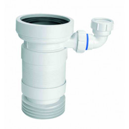 Труба розтяжна до унітазу L 240-380 мм, з бок.відводом 40мм WC-F23RD Труба розтяжна до унітазу L 240-380 мм, з бок.відводом 40мм WC-F23RD