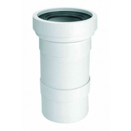 Труба розтяжна до унітазу L-270-540 мм з ущільнювачем WC-F23P Труба розтяжна до унітазу L-270-540 мм з ущільнювачем WC-F23P