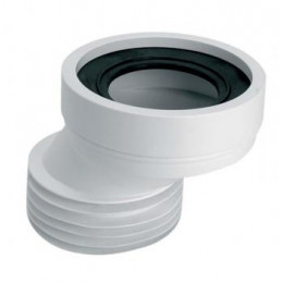 Коліно для унітазу 40 мм з ущільнювачем L-125 мм HC38