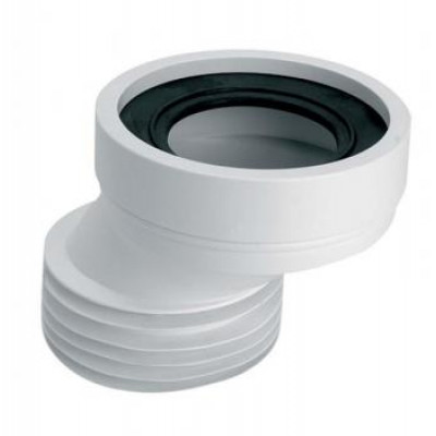 Коліно для унітазу 40 мм з ущільнювачем L-125 мм HC38