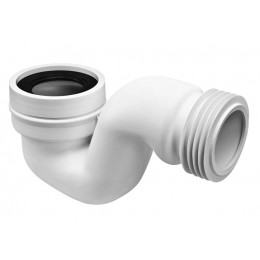 Коліно-підключення до WC з трубою гармошкою HC45