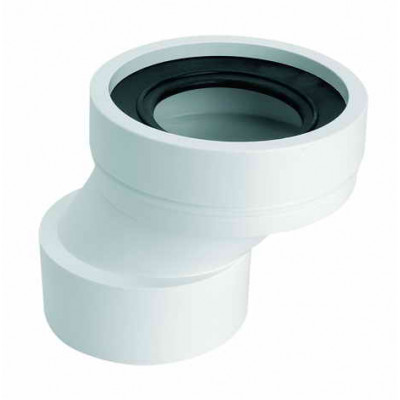 Коліно-підключення до WC зі зміщеним центром (40 мм) без ущільнювача WC-CON4B Коліно-підключення до WC зі зміщеним центром (40 мм) без ущільнювача WC-CON4B