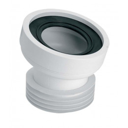 Коліно для унітазу під кутом 14 з ущільнювачем L-125 mm HC39 Коліно для унітазу під кутом 14 з ущільнювачем L-125 mm HC39