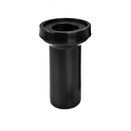 Коліно-підключення еластичне до WC: просте/90 мм/з ущільнювачем/L-265 мм WC-CON2BL-NOSEAL