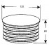Заглушка гумова каналізаційна 110мм DC4-BL