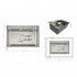 Мийка для кухні інтегрована Handmade H6845H Decor Honeycomb 3,0/1,0 мм LDH6845HDEC49444 Lidz