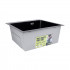 Мийка для кухні інтегрована Handmade H5050HB Decor Black PVD Honeycomb 2,5/0,5 мм LDH5050BDECPVD48369 Lidz